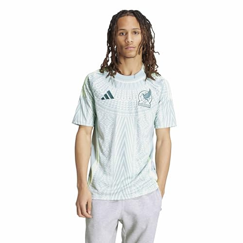adidas Men's Mexico Jersey, Linen Green Away 2024, XX-Large