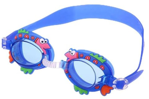 LuLiyLdJ Schwimmbrille Kinder, Taucherbrille Kinder, Taucherbrille für Jungen und Mädchen,Anti UV-Schutz Kein Leck Schwimmbrillen,Anti-Beschlag Wasserdicht Swimming Goggles, Blaufisch, 1 Stück