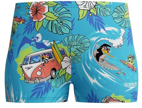 Speedo Learn to Swim Digital Allove Aquashort para Niños, Picton Blue, 5 années