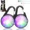 Hundelichter 2Pack LED wiederaufladbare Hundehalsband Lichter Clip on mit RGB Farbe Haustier Sicherheits Licht Schulranzen Kinder Lichter Hundegeschirr Licht für Nacht Wandern Camping