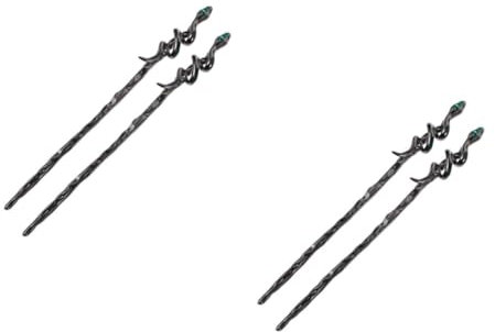 DRESSOOS Lot De 4 Épingles À Cheveux Vintage Pour Cosplay, Baguettes Chinoises Pour Femmes, Accessoires Pour Cheveux Serpent, Accessoires Vintage Pour Cheveux Pour Femmes
