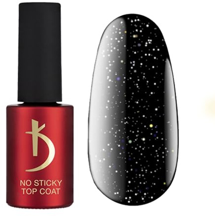 Kodi Professional Top Coat Semipermanente - Top Coat No Wipe Gel UV - Holo Brillo -7ml- Esmalte Semipermanente Capa Superior en Gel para Uñas - Holo Shimmer