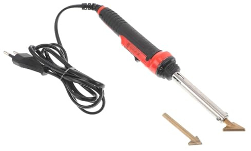 KONTONTY Máquina Soldadura Plástico Coche con Hierro Eléctrico para Reparación Parachoques Herramienta Multifunción con Doble Cabezal Fácil Uso y Alta Durabilidad