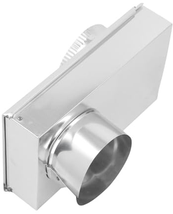Garosa Kit Periscopio di Ventilazione dell'asciugatrice, Lunghezza Regolabile in Lega di Alluminio 0-5 Pollici, Kit di Transizione Anti-intasamento per Installazioni Vicino Alla Parete