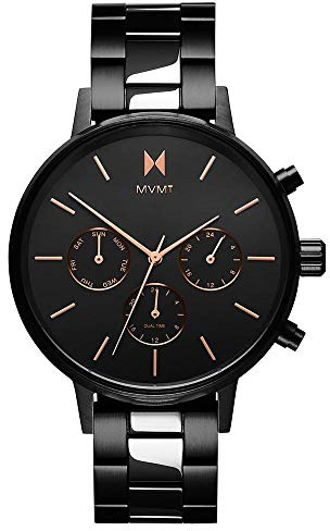 MVMT Analog Quarzuhr für Damen mit Schwarzes Edelstahlarmband - D-FC01-BL