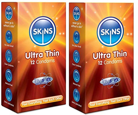 Skins Ultra Thin Premium Condoms 24 Pack (2 x12)