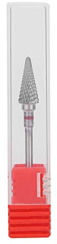 Punta Fresa Rimozione Gel, Punte Fresa Unghie Tungsteno, Punta Trapano per Nail Art, Testina Elettrica per Smerigliare Manicure per Pedicure, Accessorio(Etichetta rossa)