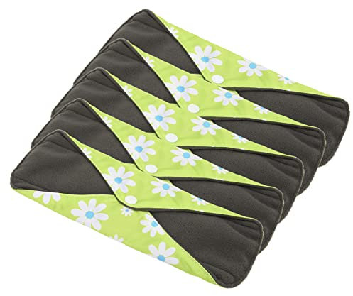 Waschbare Inkontinenzeinlagen, hautfreundliche Stoff-Höscheneinlagen Wiederverwendbare Menstruationseinlagen Auslaufsichere leichte Inkontinenzeinlagen für Frauen für die Menstruation(M02)