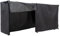 Coverify Kaminholzregal Abdeckung, Wasserdicht 600D Oxford Abdeckung für Holzregale außen, wetterfeste Schutzabdeckung für Brennholz für Brennholzregal, 248 x 63 x 125 cm, Schwarz