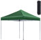 SUBTLETY Pavillon 3x3 Faltpavillon Wasserdicht Gartenpavillon mit Tragetasche Pop Up Gartenzelt Sonnenschutz Partyzelt Klappbare Festzelt Stabile Gartenzelt für Camping Strände Festival (Grün)