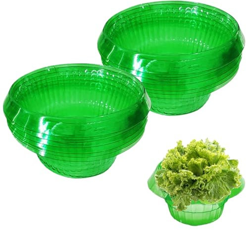 10PCS Snail Protection Rings, Snail Collar Slug Traps Snail Traps for Garden, Vegetable Protection Cover for Plants, Salad and Cabbage, Snail Fence Without Chemicals in Green