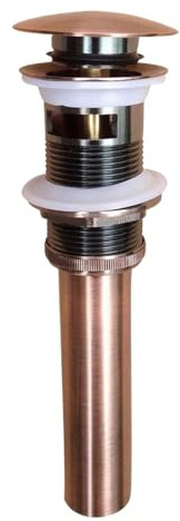 1 tapón de desagüe emergente for Lavabo de tocador con rebosadero, Accesorio zsd051