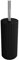 Allstar WC-Garnitur Minas Schwarz - WC-Bürstenhalter, Polypropylen, 10 x 34 x 10 cm, Schwarz