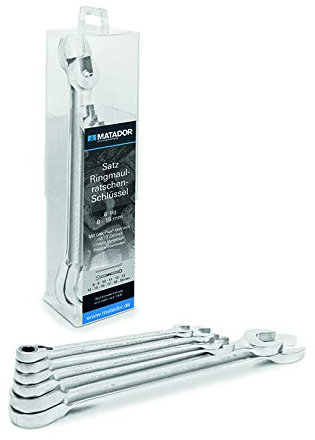 MATADOR Schraubwerkzeuge Set di chiavi a cricchetto ad anello