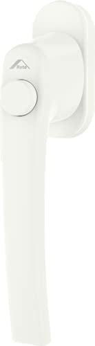 Roto Line Griff mit Druckknopf ohne Logo verkehrsweiß Stiftlänge 43 mm