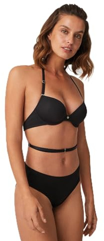 YSABEL MORA - Sujetador Escote Espalda Negro