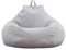 UGEFKMQ Sitzsäcke Für Das Wohnzimmersitzsack Für Erwachsene, Sitzsack, Wohnzimmer, Outdoor-Sitzsack, Innen-Sitzsack, Innenstoff, Bodenkissen, Ruhekissen, Sitzkissen (Ohne Füllung),Hellgrau,70Cm*80Cm