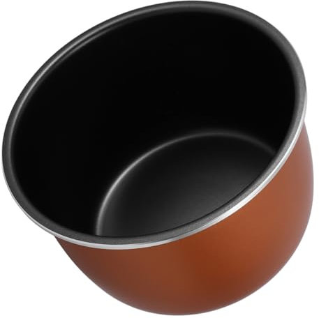 GRIRIW Aluminium Alloy 4L Non-Stick Rice Cooker Inner Pot Scale Design Replacement Liner for Electric Cooker Baking and Soup