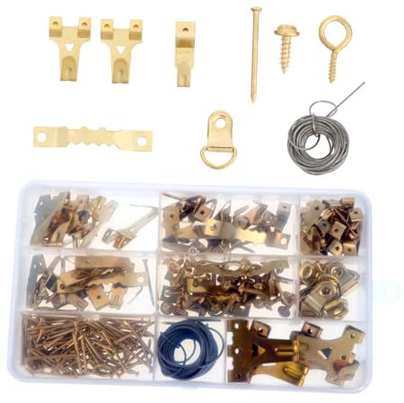 Lurrose ongle sans trace clou de mur crochet sans trace cintres photo crochet pour cadre photo kit de suspension de tableaux clou en fer fil suspendu le fer