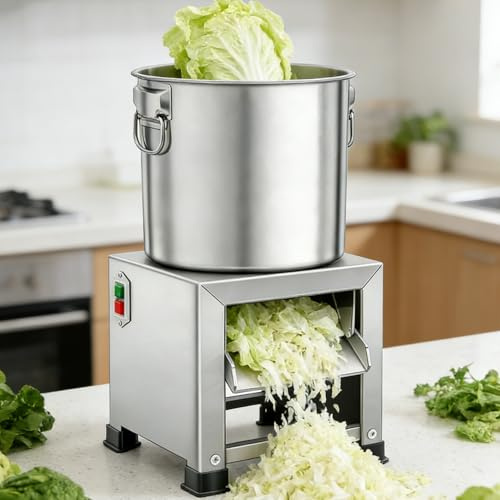Picadora Y Trituradora De Verduras Eléctrica De 1800 W, De Acero Inoxidable De Alta Resistencia Con 4 Cuchillas, Para Procesamiento De Alimentos Para Aves De Corral, Cocina Casera Y Uso Agrícola
