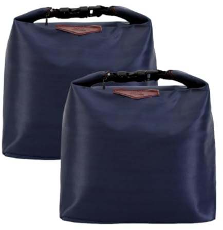 ZYOMVUN Bolsa térmica térmica, 2 Piezas, isotérmica pequeña para el almuerzo con cremallera, almuerzo portátil, picnic al aire libre, para trabajo, Picnic, Camping, Barbacoa, Playa