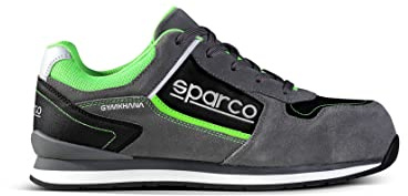 SPARCO - Gymkhana Chester - ESD S3S SR FO HRO - Chaussures de sécurité légères - sans métal - Semelle antidérapante - Résistantes à la Chaleur - Chaussures de sécurité - Style Baskets - EU 42