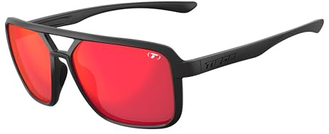 Tifosi Salto Sunglasses, Blackout Smoke Red Mirror, No Size