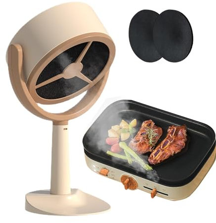 Hotte de bureau – Hotte de table réglable avec aspiration puissante | Idéale pour les dîners en intérieur, les casseroles chaudes et les barbecues | Solution de ventilation de cuisine compacte et