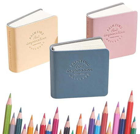 3 Pièces 2x2 Pouces Petit Carnet De Croquis Carnet Croquis Portable Carnet De Croquis Art Creation Carnet De Croquis D'art De Poche Carnet Affaires Pour Étudiants