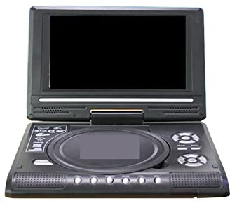 Bärbar DVD-spelare, DVD-spelare, Bärbar HD 7,8 tums TV Hemma Bil DVD-spelare VCD CD DVD-spelare Rotera LCD-skärmen,for Home, Car