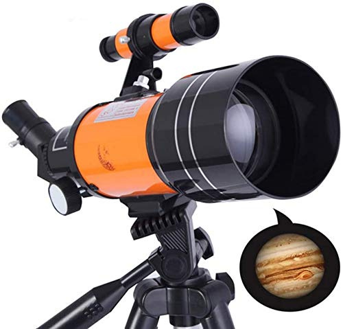 Teleskop für Kinder und Erwachsene, Astronomie-Anfänger, 70-mm-Refraktor-Teleskope, 70-mm-Öffnung, 400-mm-AZ-Montierung