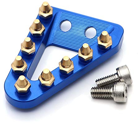 Bromspedalens tåfot, bromshandtag, stegplatta for Husqvarna TC TE TX FC FE FS FX 85 125 150 250 300 350 450 501 2017-2024 2025(Blue)