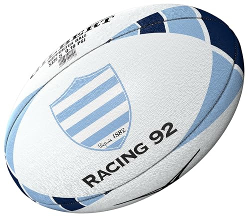 Gilbert Ballon de Rugby Racing 92 - Collection Officielle Taille 5