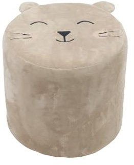 HTI-Living Kinderhocker Marcia Katze Beige Tierhocker Sitzhocker