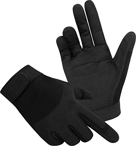 normani Tactical Army Gloves Herrenhandschuhe aus Spezialkunstleder Farbe Schwarz Größe M