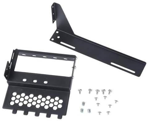 SXJ B - Soporte vertical para tarjeta gráfica, soporte de GPU, versión mejorada, convertidor de ángulo de metal, soporte de metal para carcasa de PC, montaje interior de gran angular