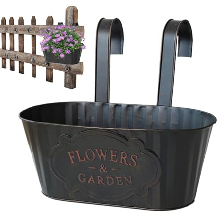 Räcke Blomlåda Metallblomkrukor