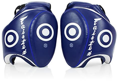 Fairtex Syntek Leather Thigh Pads, Muay Thai MMA Kickboxing Training Gear