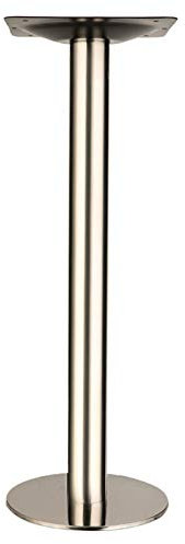 Tischgestell aus Edelstahl Stehtischgestell Bistrotisch Möbelfuß Tischbeine Küchentischzubehör,Rund Untergestell Beistelltisch Tischgestell Couchtischuntergestell Tischfuß,1pcs(Silver90cm/35.4inch)