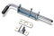 WDB Loquet 220 mm avec Ressort - Boulon avec Poignée en Caoutchouc - Barre Pour Portail de Jardin - Verrou à Boulon Fermeture pour Porte de Garage - Serrure