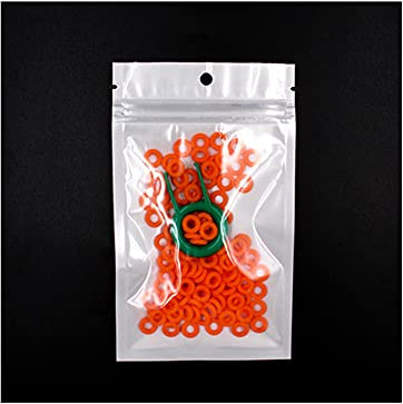 110PCS Keycaps O Ring Seal Switch Sound Dampeners Suitable For Cherry MX Keyboard Damper Replacement Noise Reduction Keyboard O-ring Seal,Orange,9x4x2.5mm