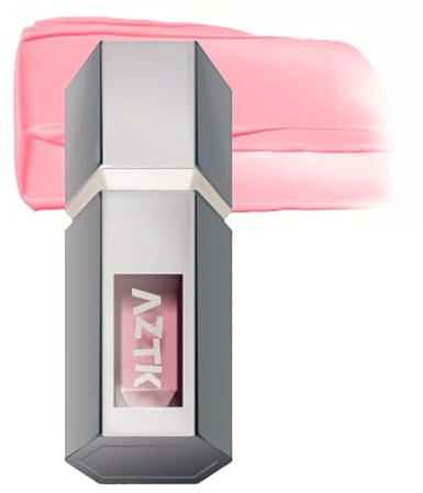 Colorete líquido Aztk, Colorete líquido Aztk Jello Color, Colorete líquido con cabezal de esponja, Loción de colorete Aztk, Colorete en crema Aztk, Colorete en crema de maquillaje naranja (01#)