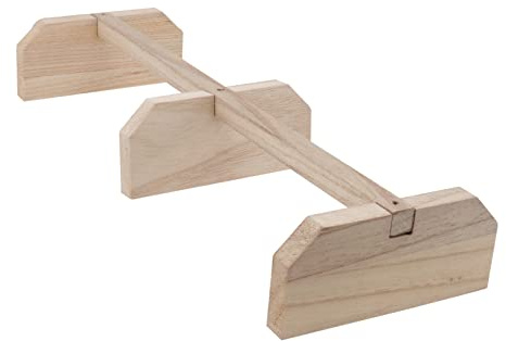 Hemobllo Perchoir à Poulets et Accessoire pour Poussins Support Relaxant Khaki en Bois Naturel pour Poules et Coqs Le Poulailler