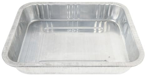 Asixxsix Vaschetta di Raccolta zincata, vaschetta di Raccolta dell'olio con capacità di 13L per sotto l'auto, 19,09x14,96in, vaschetta di Raccolta Universale per Il Cambio dell'olio