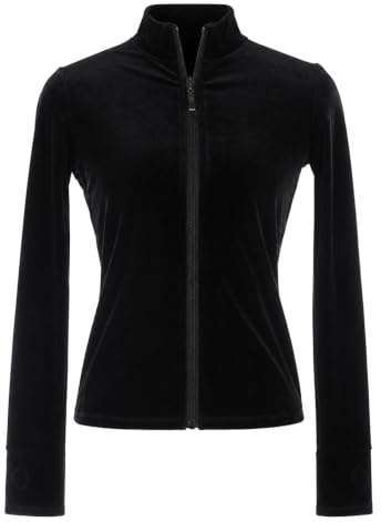 Kmarouse Chaqueta Terciopelo Patinaje Artístico Mujer Pista
