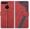 MOBESV Funda para Huawei P Smart 5,65 Smartphone, Funda Libro Magnético Carcasa para Huawei P Smart Funda con Tapa, Elegante Rojo