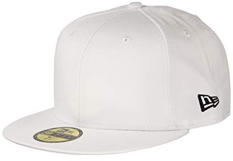 New Era Blank White 59Fifty Basecap - 7 3/4-62cm (XXL)