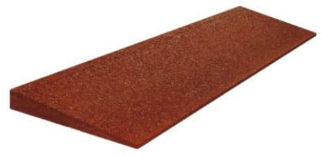 Vivol Fallskyddsmattor startkant 45 mm röd 75 x 25 cm – bekväm att gå, manövrerbar och med tyv