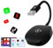 XHU CarPlay Wireless Adapter mit Netflix, YouTube und Tiktok Stream Media Play, 2024 Upgrade Wireless CarPlay Video Adapter kompatibel mit Phone iOS 10+ und ab 2016 mit OEM Wired CarPlay Cars