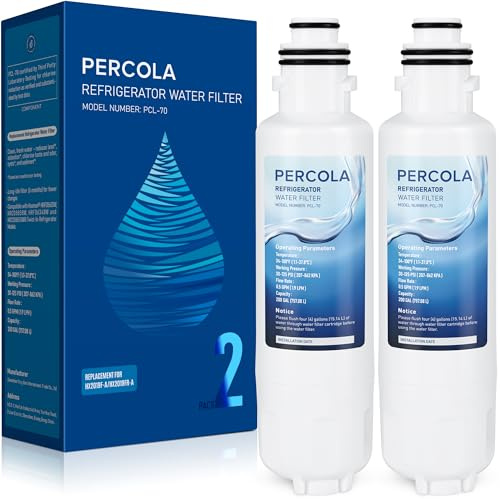 2 x HX2019F-A/HX2019FR-A Replacement Filters Compatible with Hisense HRM260N6TSE, HRFD560SW, HRCD585BW, HRFD634BW, HRCD650BW, HRCD586TBWB and Mora MRM260N6TSE